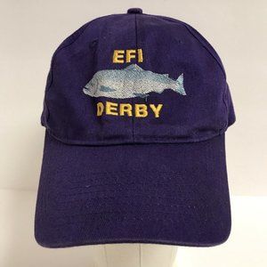 EFI Derby Miller Fishing Purple Adjustable Hat